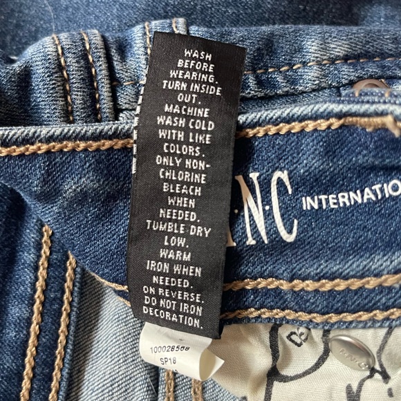 INC Rhinestone Embellished Jeans - Picture 9 of 9